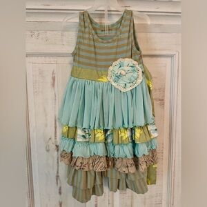 Mustard Pie tunic and ruffle pants set